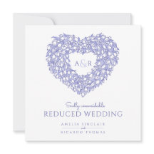 monogram tulpaner hjärta reducerat bröllop