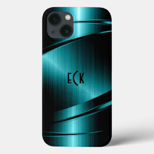 Monogram Turcos Grönt Metallisk design