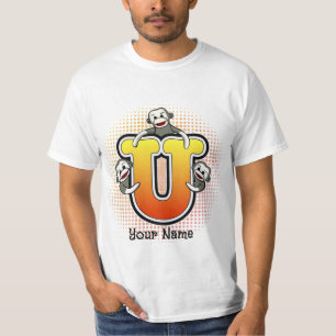 Monogram U Sock monkey T Shirt