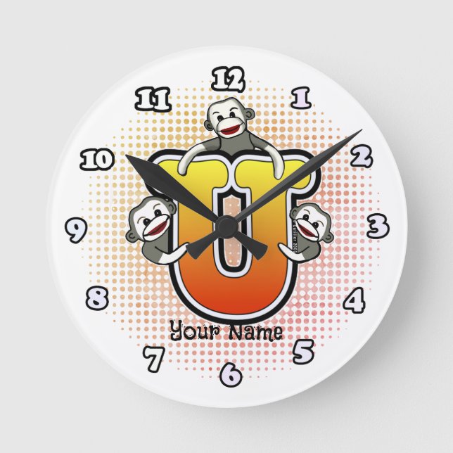 Monogram U Strumpapa klocka (Framsida)