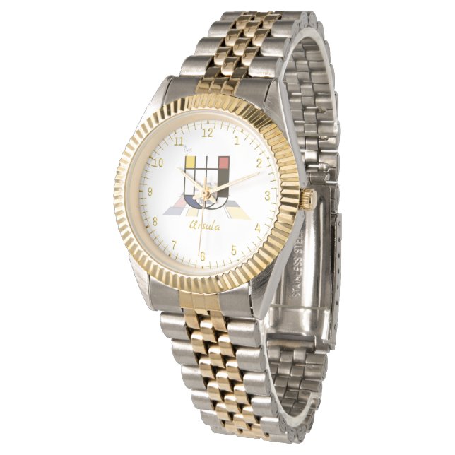 Monogram ’U’ - Ursula Armbandsur (Vinklad)