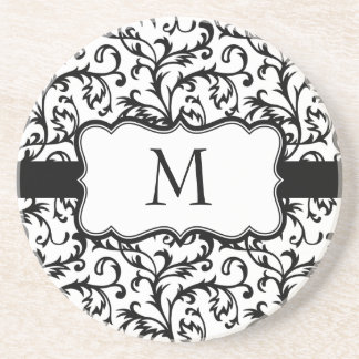 Monogram underlägg sandsten