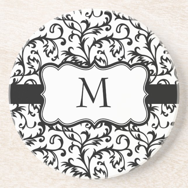 Monogram underlägg sandsten (Framsidan)