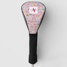 Monogram Ursprunglig Rosa Rainbow Golf Head Cover