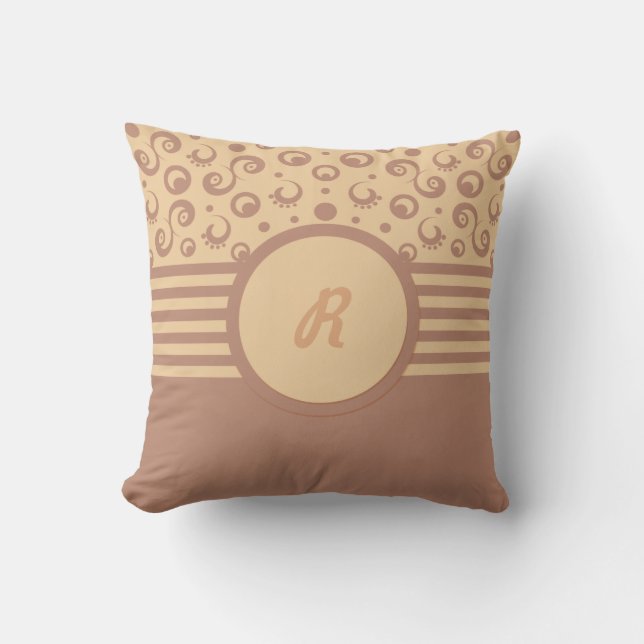 Monogram utan vätska kudde (Framsida)