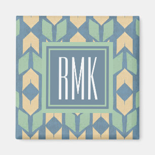 Monogram utomhus- Geo kliver den geometriska Magnet
