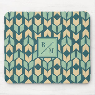 Monogram utomhus- Geo kliver den geometriska Musmatta
