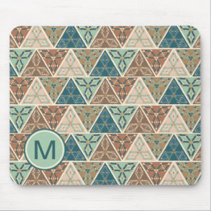 Monogram utomhus- Geo kliver det geometriska Musmatta