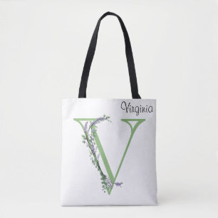 Monogram V Lavender Eucalyptus Tygkasse