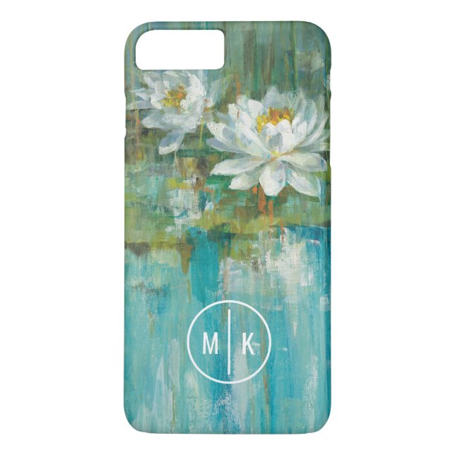 Monogram| Vatten Lily Pond Case-Mate iPhone Skal (Baksida)