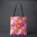 Monogram Vattenfärg Rosa Orange Abstrakt Tygkasse<br><div class="desc">Monogram Watercolor Rosa Orange Abstrakt Shoppingbag är den perfekta kombinationen av stil och praktiskhet. Med en livfull akvarelldesign i rosa och orange nyanser ger denna shoppingbag en färgklick till vilken outfit som helst. Monogrammet lägger till en personlig touch, vilket gör den unikt din. Med rymliga fack är denna shoppingbag idealisk...</div>