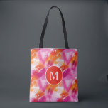 Monogram Vattenfärg Rosa Orange Abstrakt Tygkasse<br><div class="desc">Monogram Watercolor Rosa Orange Abstrakt Shoppingbag är den perfekta kombinationen av stil och praktiskhet. Med en livfull akvarelldesign i rosa och orange nyanser ger denna shoppingbag en färgklick till vilken outfit som helst. Monogrammet lägger till en personlig touch, vilket gör den unikt din. Med rymliga fack är denna shoppingbag idealisk...</div>