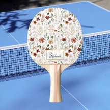 Monogram Vattenfärg Vintage Vildblomma Blommig