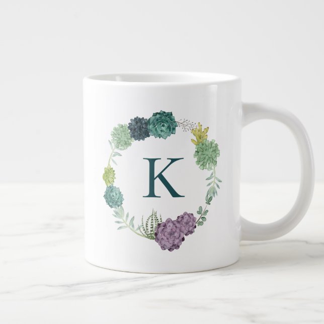 Monogram | Växtlycka | Det händer att köpa Pl Jumbo Mugg (Höger)
