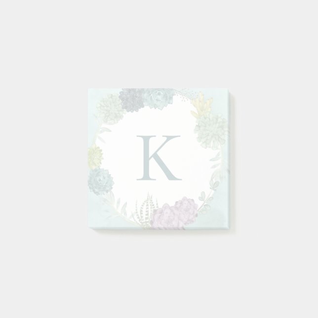 Monogram | Växtlycka | Det händer att köpa Pl Post-it Block (Framsida)