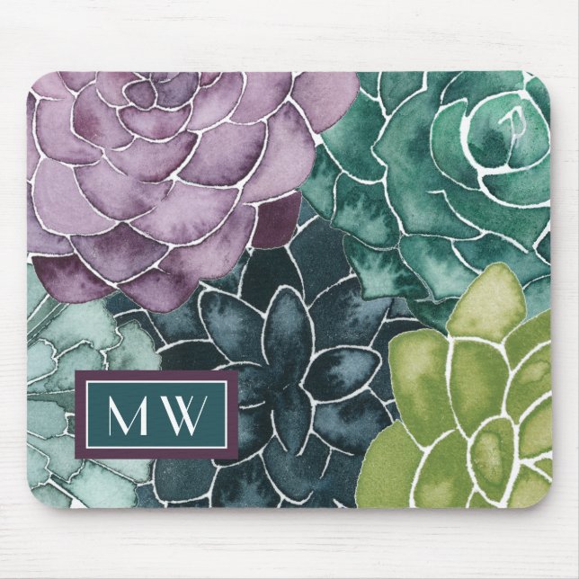 Monogram | Växtlycka | Grow Harvest Kärlek Musmatta (Framsidan)