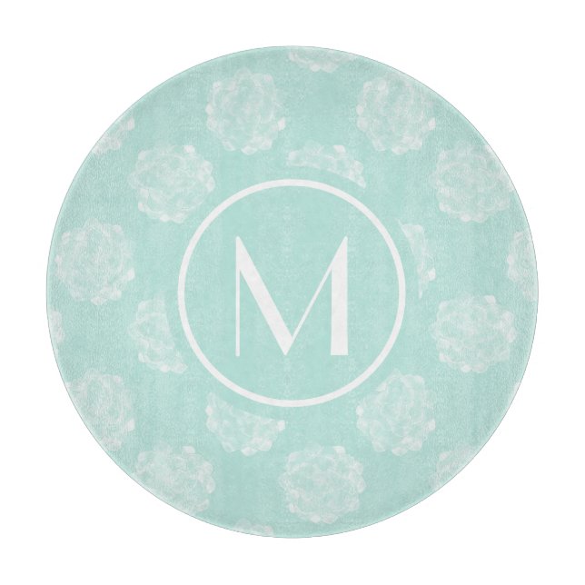 Monogram | Växtlycka | Pastel Succulent Patt (Framsidan)