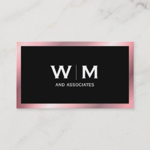 Monogram Verkställande direktör (Ro Metallic) Visitkort