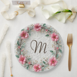 Monogram vid Elegant utandning vid Snöre