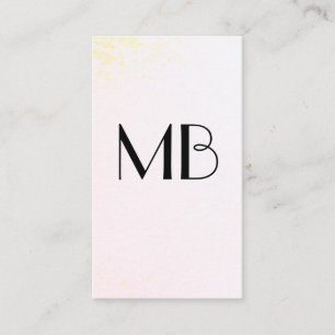 Monogram Vin Visitkort