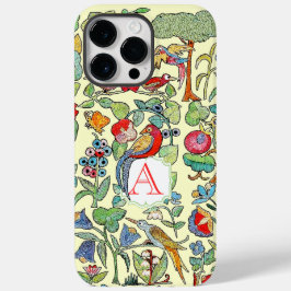 Monogram Vintage Faux Embroidered Mönster iphone