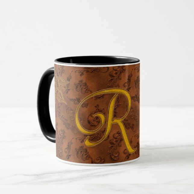 Monogram Vintage R Mugg (Framsida vänster)