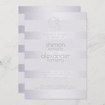 Monogram Violet Silver Shimmer Rand