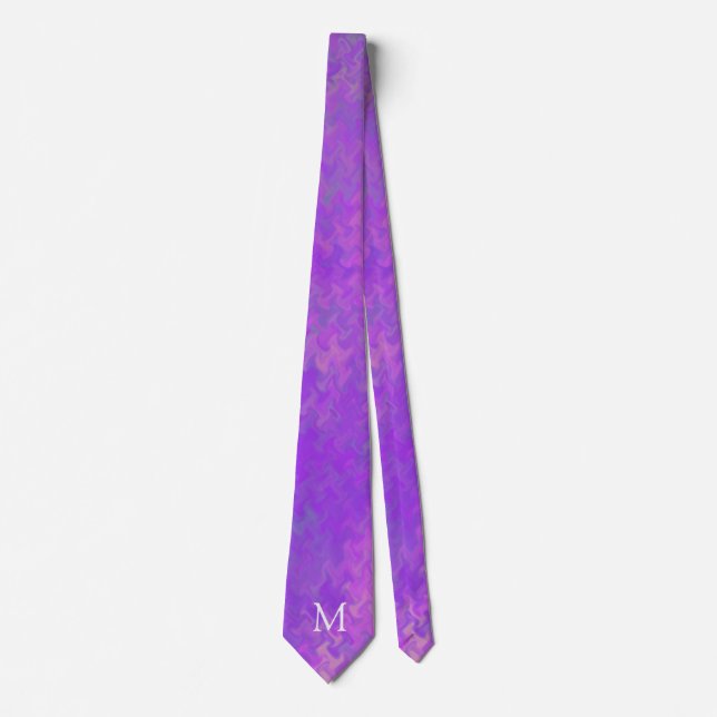 Monogram Violett Marmorart Slips (Framsida)