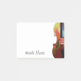 Monogram Violinist Post-it Block