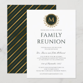 Monogram Virtuellare familjeåterförening Inbjudningar