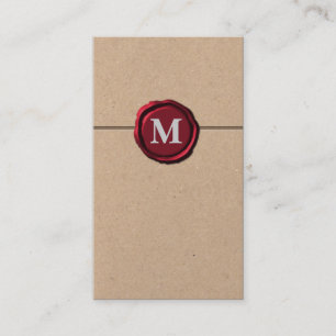 Monogram visitkort