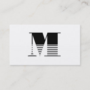 Monogram Visitkort