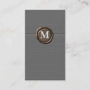 Monogram visitkort