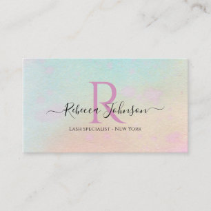 Monogram visitkort
