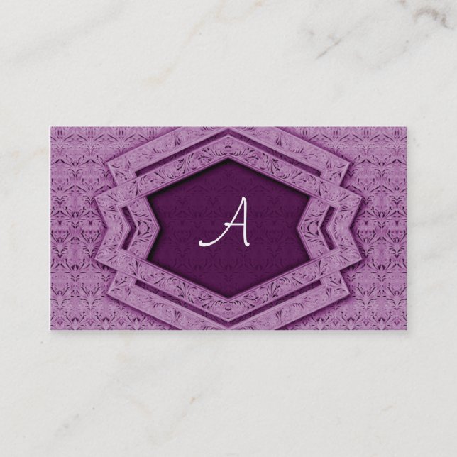 Monogram - visitkort (Framsida)