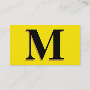 Monogram Visitkort