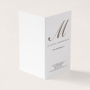 Monogram Vita, unika, moderna Visitkort