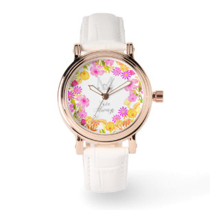 Monogram Vita utandningsbevakning Armbandsur