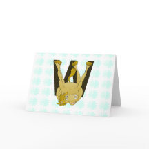 Monogram W Funny Pony Personlig