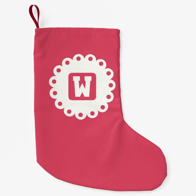 MONOGRAM ’W’ LITEN JULSTRUMPA (Framsidan)