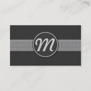 Monogram w/Struktur Visitkort