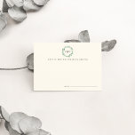 Monogram Wandean Bröllop Adapter | Skog Rådkort<br><div class="desc">Designat för att samordna med vår andningsmonogram bröllop och händelserbjudanden i Forest, har dessa petitkort i varm elfenben en vattenfärgad utandningsillustration i vibranta botaniska skuggor av jägarens grönt med parets tre första monogram inuti. Lämna en skorsten vid mottagningsingången eller skicka runt dem på ett unikt sätt så att gästerna kan...</div>