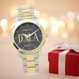Monogram Watch Manar Personlig Elegant Classy 12 Armbandsur