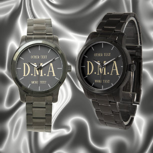 Monogram Watch Manar Personlig Elegant Classy 14 Armbandsur