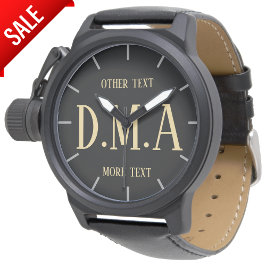 Monogram Watch Manar Personlig Elegant Classy Armbandsur