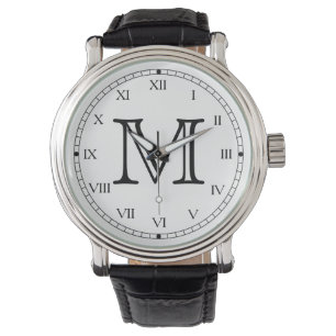 Monogram Watch med romerska siffror Armbandsur