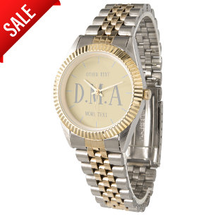 Monogram Watch Women Personlig Elegant Classy Armbandsur