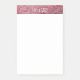 MONOGRAM WATERCOLOR Post it Notes Post-it Block