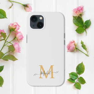 Monogram White   Minimalistisk Elegant