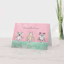 Monogram Wildlife Girls Boho Jungle Animals Söt